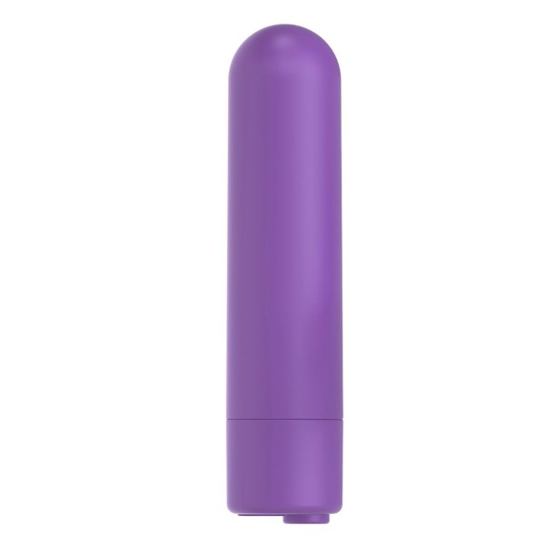 Фиолетовая вибропуля с пультом Rechargeable Remote Control Bullet - 7,62 см