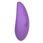 Фиолетовая вибропуля с пультом Rechargeable Remote Control Bullet - 7,62 см