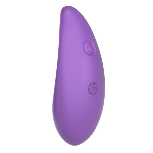 Фиолетовая вибропуля с пультом Rechargeable Remote Control Bullet - 7,62 см