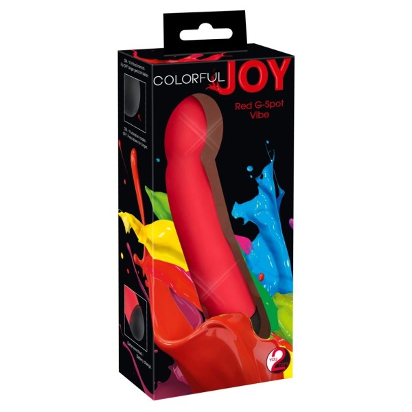 Красный G-стимулятор Red G-Spot Vibe - 17 см