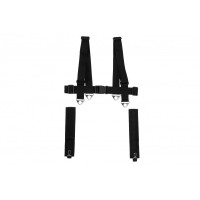 Черная портупея с фиксацией ног Черная портупея с фиксацией ног