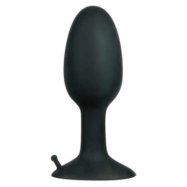 Полая анальная пробка с шариком Small Silicone Plug - 8 см