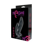 Черный вибратор N 35 RECHARGEABLE DUO VIBRATOR - 17,5 см