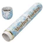 Голубой классический вибратор Naughty Bits Mother Fucker Personal Vibrator - 18 см