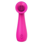 Розовый клиторальный стимулятор CHARMING SUNFLOWER - 15,3 см