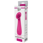 Розовый клиторальный стимулятор CHARMING SUNFLOWER - 15,3 см