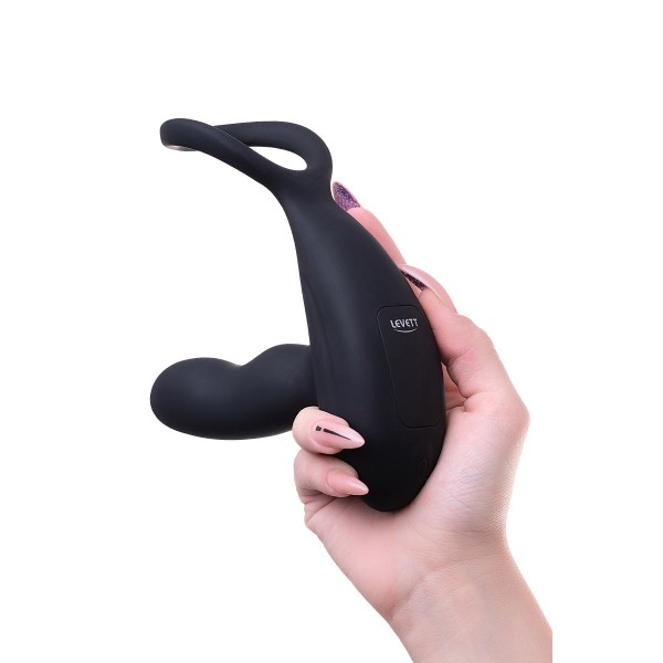 Черный стимулятор простаты Maud с вибрацией Черный стимулятор простаты Maud с вибрацией