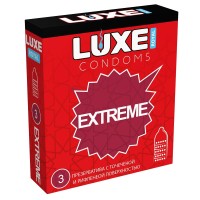 Текстурированные презервативы LUXE Royal Extreme - 3 шт. Текстурированные презервативы LUXE Royal Extreme - 3 шт.