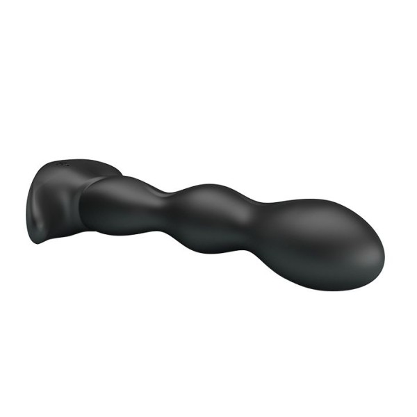 Черный анальный стимулятор простаты с вибрацией Special Anal Massager - 14,5 см