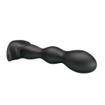 Черный анальный стимулятор простаты с вибрацией Special Anal Massager - 14,5 см