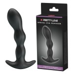 Черный анальный стимулятор простаты с вибрацией Special Anal Massager - 14,5 см