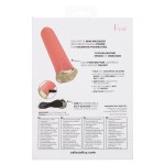 Нежно-розовый мини-вибромассажер Uncorked Rose - 12 см