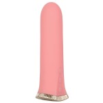 Нежно-розовый мини-вибромассажер Uncorked Rose - 12 см