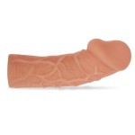 Насадка фаллического вида с венками Extreme Sleeve 005 M-size - 14,7 см