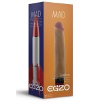 Реалистичный мультискоростной вибратор без мошонки Mad Rocket - 21 см