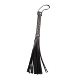Черная многохвостая плеть Pleasure Whip - 46 см