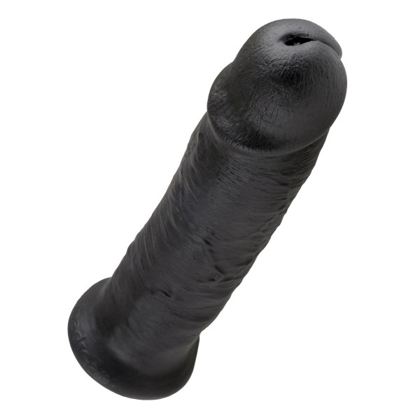 Чёрный фаллос-гигант 10  Cock - 25,4 см
