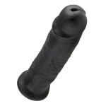 Чёрный фаллос-гигант 10  Cock - 25,4 см