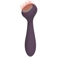Фиолетовый вибратор с функцией нагрева PANACEA - 17,4 см. Фиолетовый вибратор с функцией нагрева PANACEA - 17,4 см.