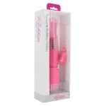 Розовый вибратор Happy Hugging Butterfly - 22,5 см