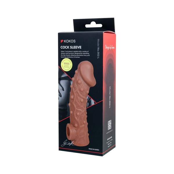 Насадка на фаллос с отверстием для мошонки EXTREME SLEEVE - 17,6 см