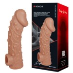 Насадка на фаллос с отверстием для мошонки EXTREME SLEEVE - 17,6 см