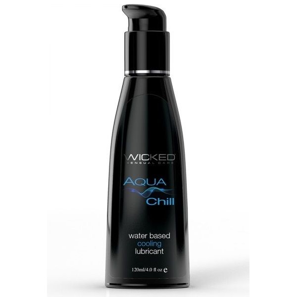 Охлаждающий лубрикант на водной основе Wicked AQUA CHILL - 120 мл