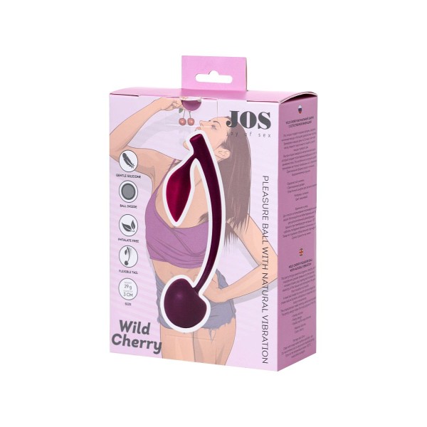 Бордовая вагинальная вишенка WILD CHERRY - 13 см