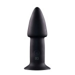 Черный анальный вибратор 5INCH RECHARGEABLE BUTTPLUG - 12,7 см