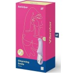 Сиреневый вибратор Satisfyer Charming Smile - 18,5 см