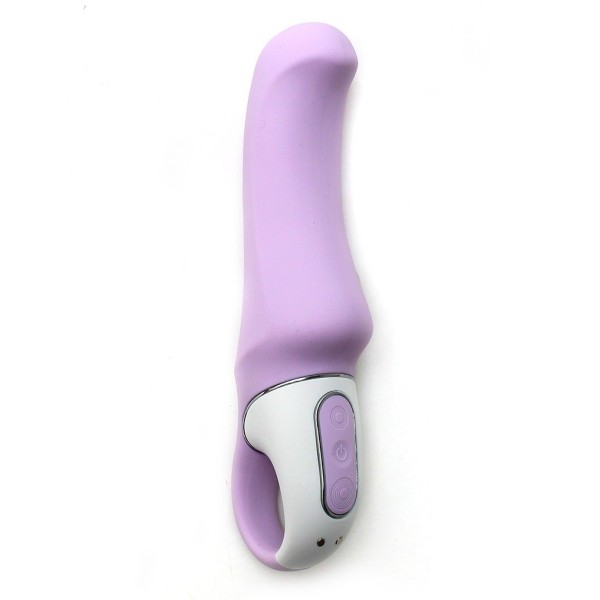 Сиреневый вибратор Satisfyer Charming Smile - 18,5 см