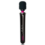 Черный вибростимулятор Training Master Ultra Powerful Rechargeable Body Wand - 30,5 см