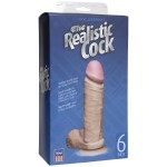 Фаллоимитатор на присоске The Realistic Cock 6” with Removable Vac-U-Lock Suction Cup - 17,3 см