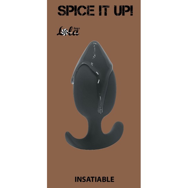 Серая анальная пробка Insatiable - 10,5 см