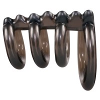 Дымчатая стимулирующая насадка на пенис из 4 колец - 6,5 см. Дымчатая стимулирующая насадка на пенис из 4 колец - 6,5 см.