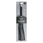 Черная плеть Easytoys Flogger With Metal Grip - 38 см