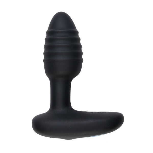 Черный интерактивный вибратор OhMiBod Lumen for Kiiroo с подсветкой - 10,2 см