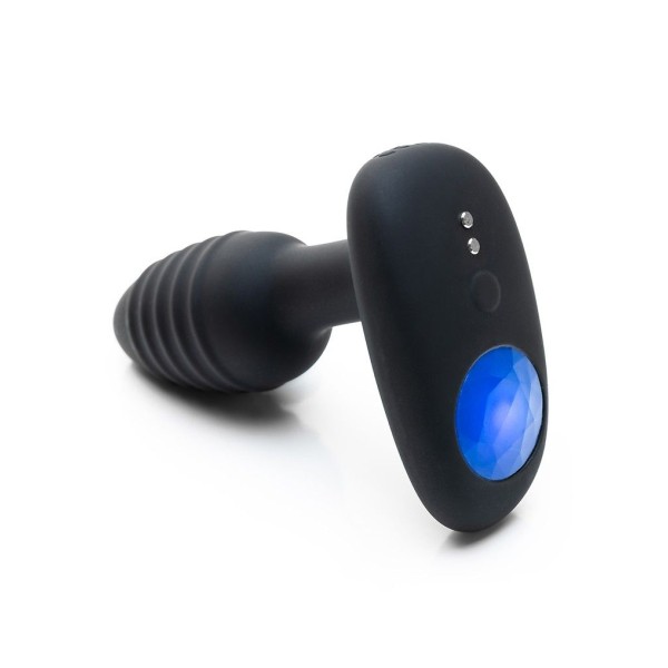 Черный интерактивный вибратор OhMiBod Lumen for Kiiroo с подсветкой - 10,2 см