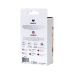 Фиолетовый силиконовый анальный вибратор Dandy - 13,5 см