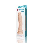 Реалистичный телесный фаллоимитатор A-toys с присоской - 19 см