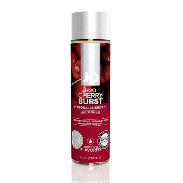 Лубрикант на водной основе с ароматом вишни JO Flavored Cherry Burst - 120 мл