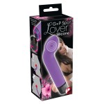 Фиолетовый вибростимулятор унисекс G+P Spot Lover - 16 см