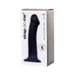 Черный фаллос на присоске Silicone Bendable Dildo L - 19 см