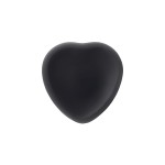 Черный фаллос на присоске Silicone Bendable Dildo L - 19 см