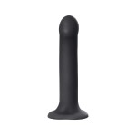 Черный фаллос на присоске Silicone Bendable Dildo L - 19 см