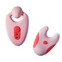 Розовый портативный клиторальный вибратор Divvy Розовый портативный клиторальный вибратор Divvy