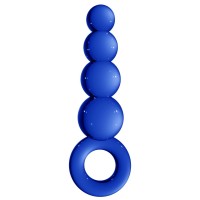 Синяя анальная пробка Chrystalino Tickler - 12 см. Синяя анальная пробка Chrystalino Tickler - 12 см.