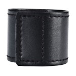 Хомут-утяжка для мошонки из искусственной кожи на липучке VELCRO BALL STRETCHER- 4 см