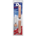 Телесный двусторонний фаллоимитатор из 2 частей The D Double D 16  - 40,6 см