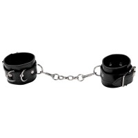 Черные кожаные наручники с заклепками Черные кожаные наручники с заклепками